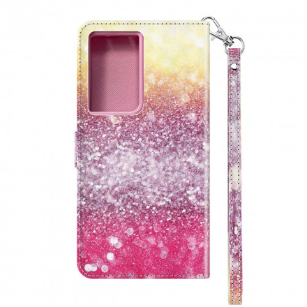 Samsung Galaxy S21 Ultra 5G Glitter Magenta Kotelo