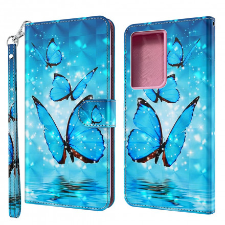 Samsung Galaxy S21 Ultra 5G Case Flying Blue Perhoset