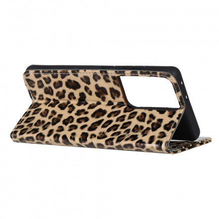 Samsung Galaxy S21 Ultra 5G Leopard Case Yksinkertainen