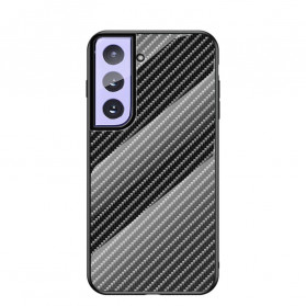 Samsung Galaxy S21 5G karkaistua lasia hiilikuitu asia