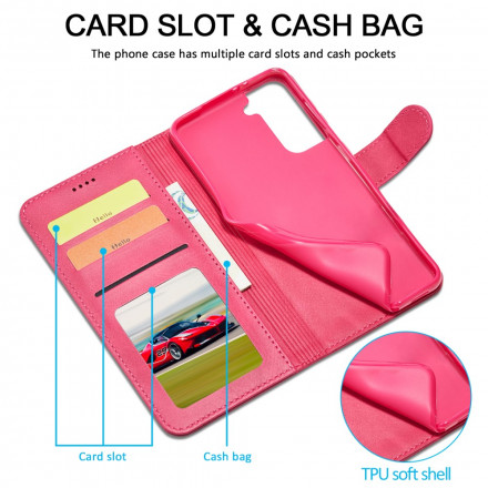 Samsung Galaxy S21 5G Case LC.IMEEKE Nahka vaikutus