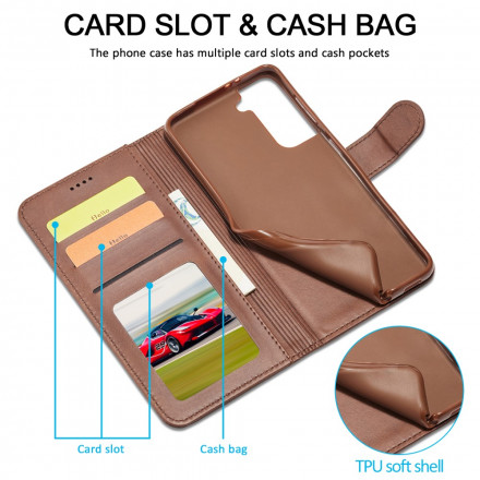 Samsung Galaxy S21 5G Case LC.IMEEKE Nahka vaikutus