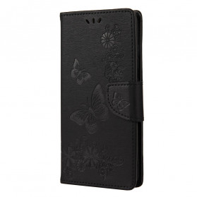 Samsung Galaxy A72 5G Case Splendid Perhoset hihnalla