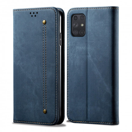 Flip Cover Samsung Galaxy A72 5G Jeans kangas