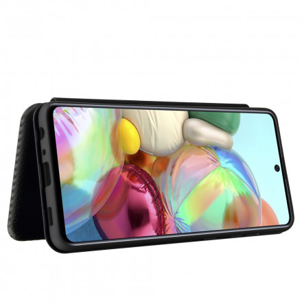 Flip Cover Samsung Galaxy A42 5G Hiilikuitu