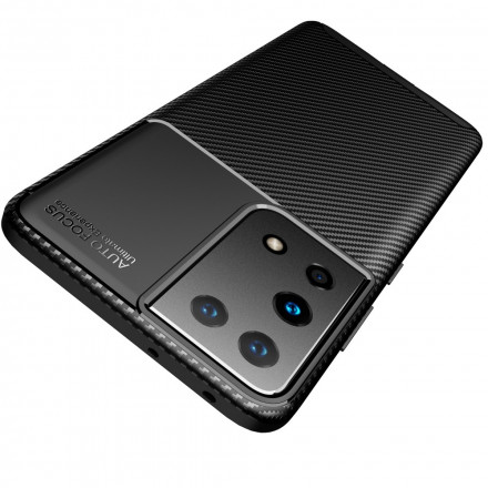 Samsung Galaxy S21 Ultra 5G Joustava hiilikuitu tekstuuri asia