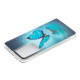 Samsung Galaxy S21 Ultra 5G Perhonen tapauksessa sininen fluoresoiva