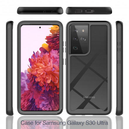 Samsung Galaxy S21 Ultra 5G Hybridikotelo viistetty reuna