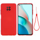 Xiaomi Redmi Redmi Note 9 5G / Note 9T 5G Silikoni Case Liquid ja hihna