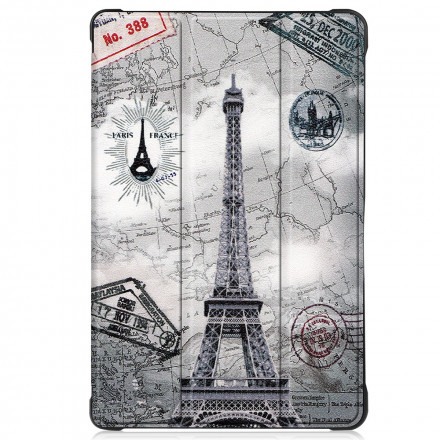 Älykotelo Samsung Galaxy Tab A7 (2020) Vahvistettu Eiffel-torni