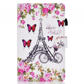 Samsung Galaxy Tab A7 kotelo (2020) Eiffel-torni Bike