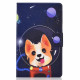 Samsung Galaxy Tab A7 kotelo (2020) Space Dog (avaruuskoira)