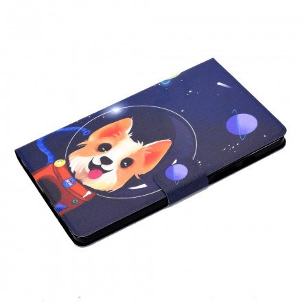 Samsung Galaxy Tab A7 kotelo (2020) Space Dog (avaruuskoira)