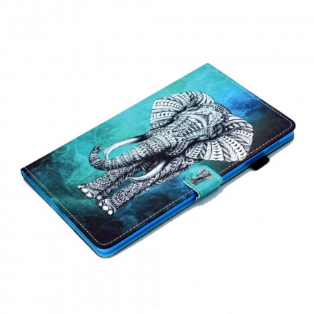Samsung Galaxy Tab A7 kotelo (2020) Tribal Elephant (2020)