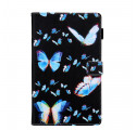 Samsung Galaxy Tab A7 kotelo (2020) Useita perhosia