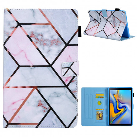 Samsung Galaxy Tab A7 kotelo (2020) Geometrinen marmori (2020)