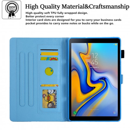 Samsung Galaxy Tab A7 kotelo (2020) Geometrinen marmori (2020)