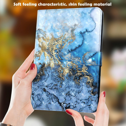 Samsung Galaxy Tab A7 (2020) vaalea marmorikotelo Light Spot Marble Case