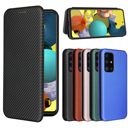 Flip Cover Samsung Galaxy A52 5G Hiilikuitukansi