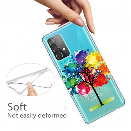 Samsung Galaxy A52 5G Akvarelli Tree Case Kotelo