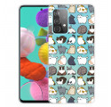 Samsung Galaxy A52 5G Case Top Cats