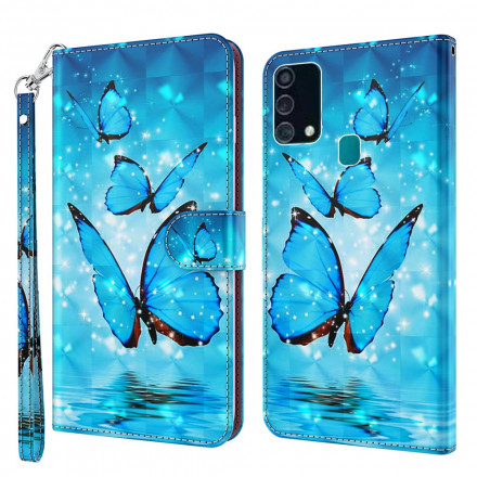 Samsung Galaxy A32 5G Light Spot Case lentävä sininen perhoset