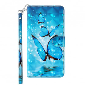 Samsung Galaxy A32 5G Light Spot Case lentävä sininen perhoset