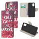 Samsung Galaxy A32 5G Case Keep Calm ja Sparkle