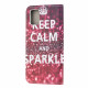 Samsung Galaxy A32 5G Case Keep Calm ja Sparkle