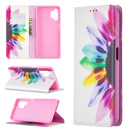 Flip Cover Samsung Galaxy A32 5G Akvarelli kukka