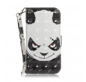 Samsung Galaxy A32 5G Angry Panda hihnan kotelo