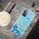Samsung Galaxy A32 5G sininen kukka Kotelo