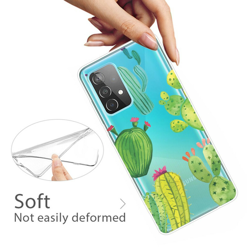 Samsung Galaxy A32 5G kaktus akvarelli Case