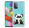 Samsung Galaxy A32 5G Clear Case Surullinen Panda