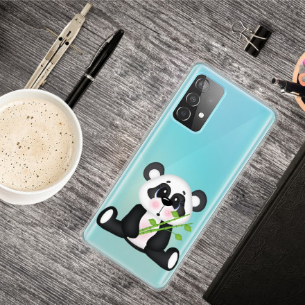 Samsung Galaxy A32 5G Clear Case Surullinen Panda