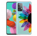 Samsung Galaxy A32 5G värikäs kukka tapauksessa