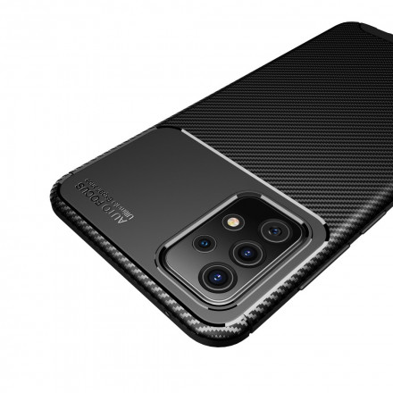 Samsung Galaxy A52 5G Pehmeä kuori hiilikuitu tekstuuri
