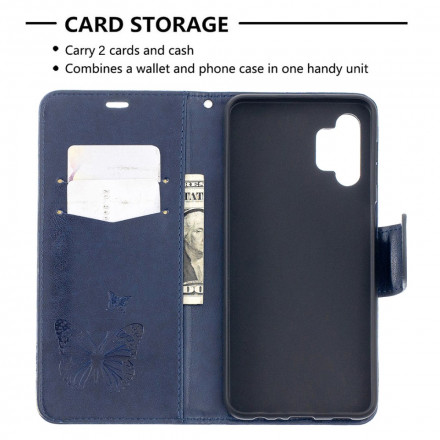 Samsung Galaxy A32 5G Asia Perhoset lennossa hihnalla