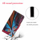 Samsung Galaxy A52 5G Kotelo Värilliset lehdet ja hihna