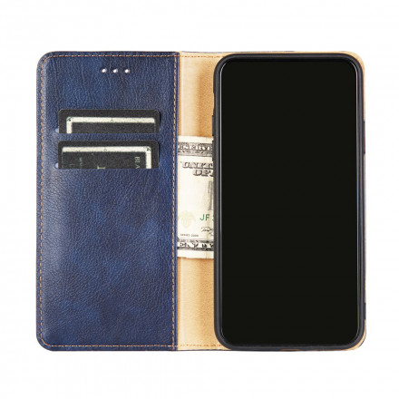 Flip Cover Samsung Galaxy A32 A32 5G Nahkatehoste yksivärinen Flip Cover Samsung Galaxy A32 A32 5G Nahkatehoste yksivärinen