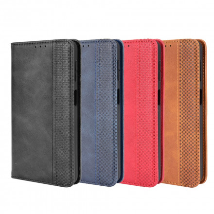 Flip Cover Samsung Galaxy A32 A32 5G Nahkatehoste Vintage tyylikäs Flip Cover Samsung Galaxy A32 A32 5G Nahkatehoste Vintage tyylikäs