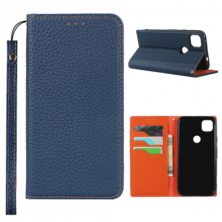 Flip Cover Google Pixel 4a Nahka Aito Lychee hihna Flip Cover Google Pixel 4a Nahka Aito Lychee hihna