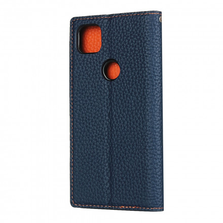 Flip Cover Google Pixel 4a Nahka Aito Lychee hihna Flip Cover Google Pixel 4a Nahka Aito Lychee hihna