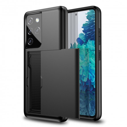 Samsung Galaxy S21 Ultra 5G Kova kotelo Flashy kortti tapauksessa