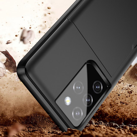 Samsung Galaxy S21 Ultra 5G Kova kotelo Flashy kortti tapauksessa