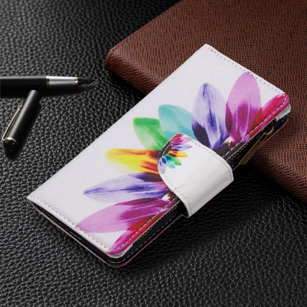 Xiaomi Redmi Note 8T vetoketjullinen tasku Kukka