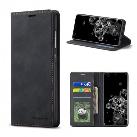 Flip Cover Samsung Galaxy S21 Plus 5G Nahka Effect FORWENW