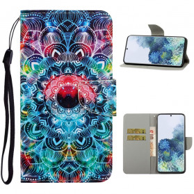 Samsung Galaxy S21 Ultra 5G Flashy Mandala hihna tapauksessa