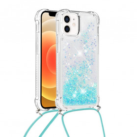 iPhone 12 Mini Glitter & String kotelo