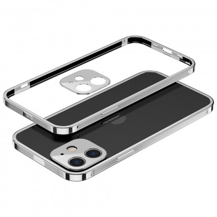 iPhone 12 Mini Clear Case Alumiiniseos reunat